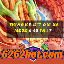 THỐNG KÊ KẾT QUẢ XS Mega 6 45 Thứ 7