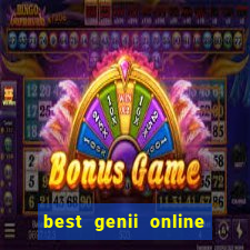 best genii online slot sites