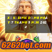 xổ số bình dương ngày 7 tháng 5 năm 2024