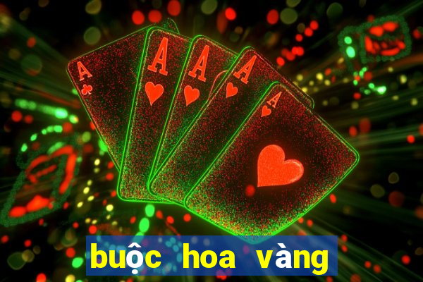 buộc hoa vàng ba lá