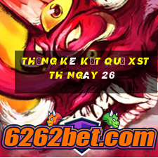 THỐNG KÊ KẾT QUẢ XSTTH ngày 26