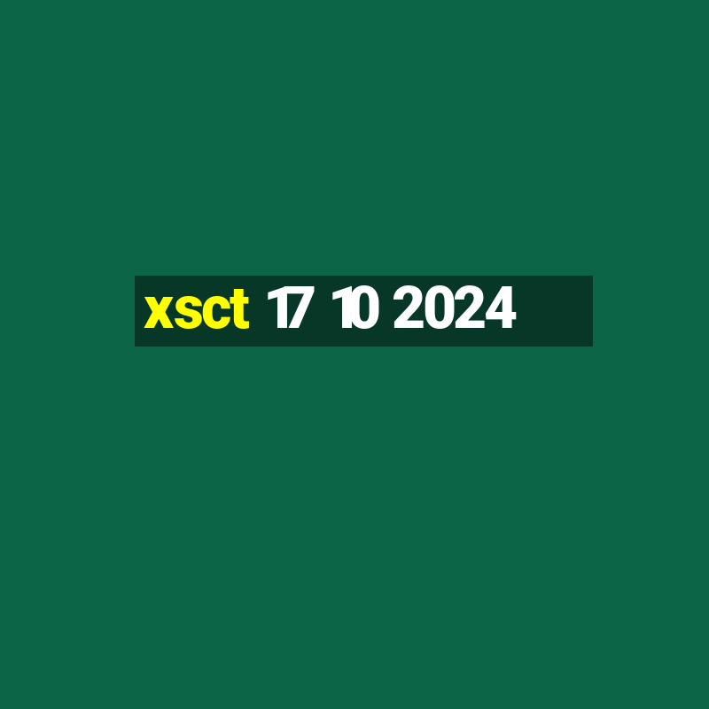 xsct 17 10 2024