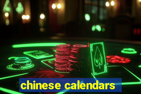 chinese calendars