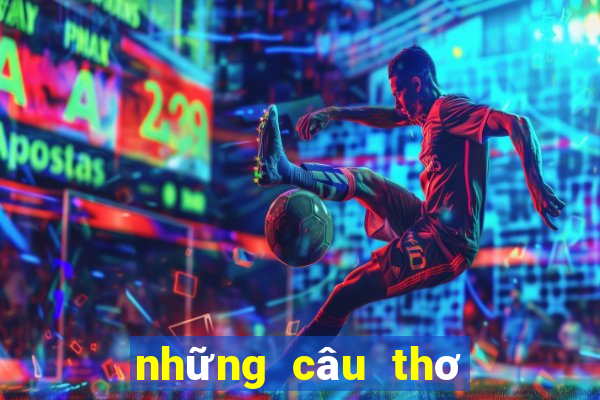 những câu thơ hay về bóng đá