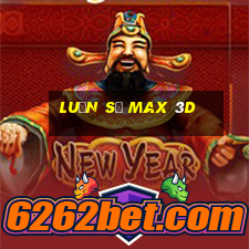 luận số max 3d