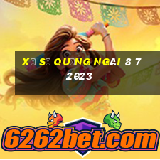 xổ số quảng ngãi 8 7 2023