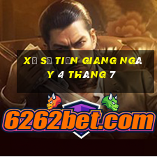 xổ số tiền giang ngày 4 tháng 7