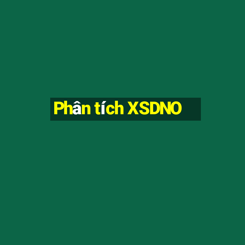 Phân tích XSDNO