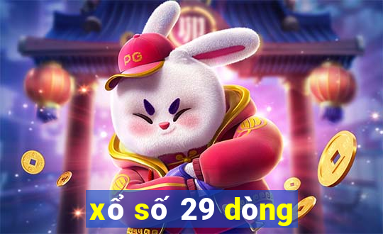 xổ số 29 dòng