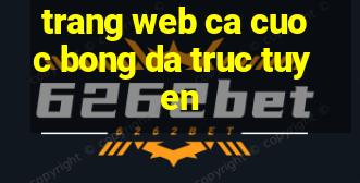 trang web ca cuoc bong da truc tuyen