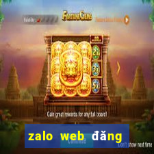 zalo web đăng nhập bằng mã qr