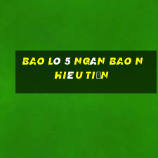 bao lô 5 ngàn bao nhiêu tiền