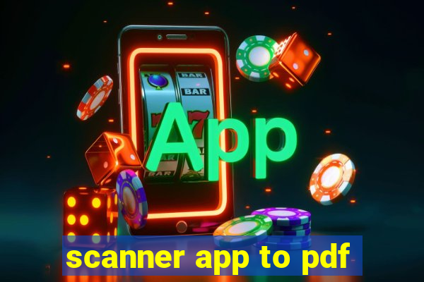 scanner app to pdf