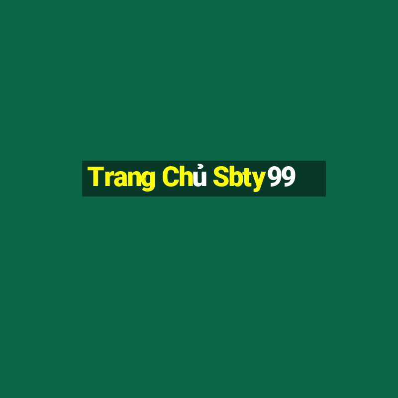 Trang Chủ Sbty99