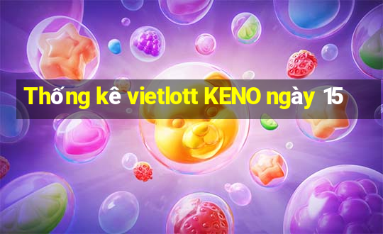 Thống kê vietlott KENO ngày 15