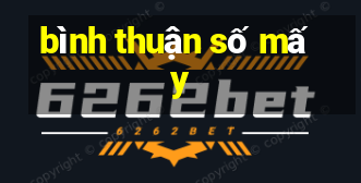 bình thuận số mấy