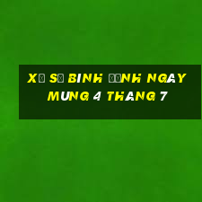 xổ số bình định ngày mùng 4 tháng 7