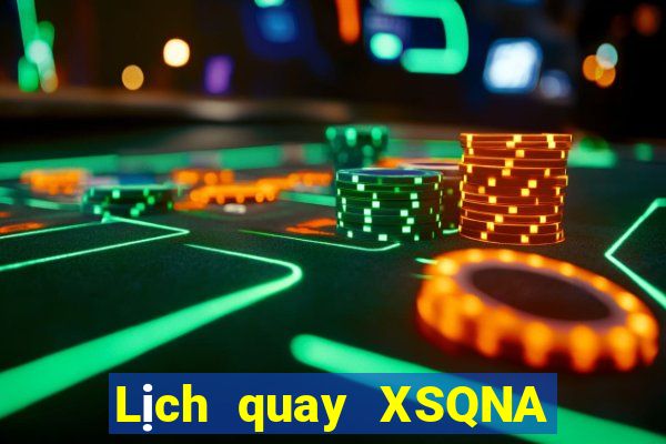 Lịch quay XSQNA thứ bảy