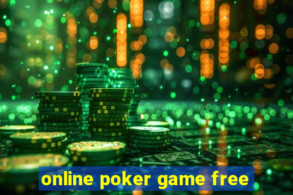 online poker game free