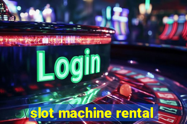 slot machine rental