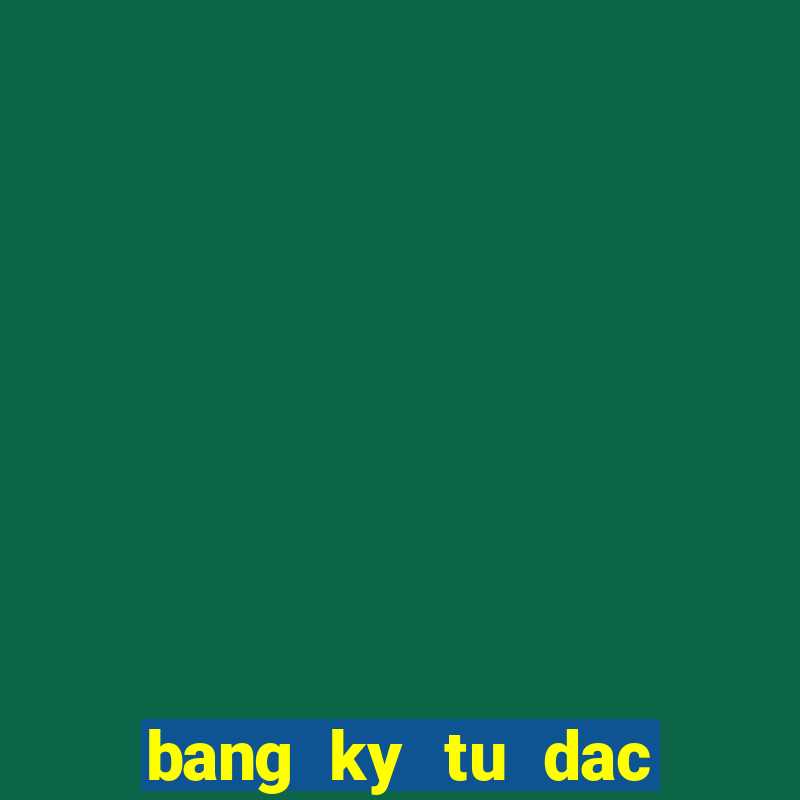 bang ky tu dac biet fifa