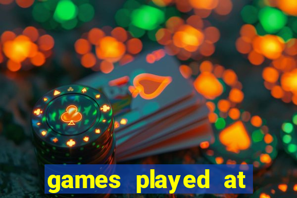 games played at live casino