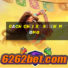 Cách chơi xổ số Đắk Nông