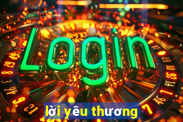 lời yêu thương