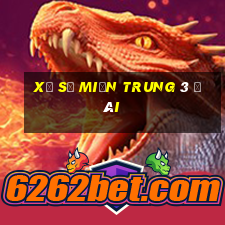 xổ số miền trung 3 đài