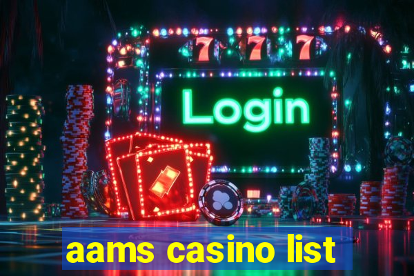 aams casino list