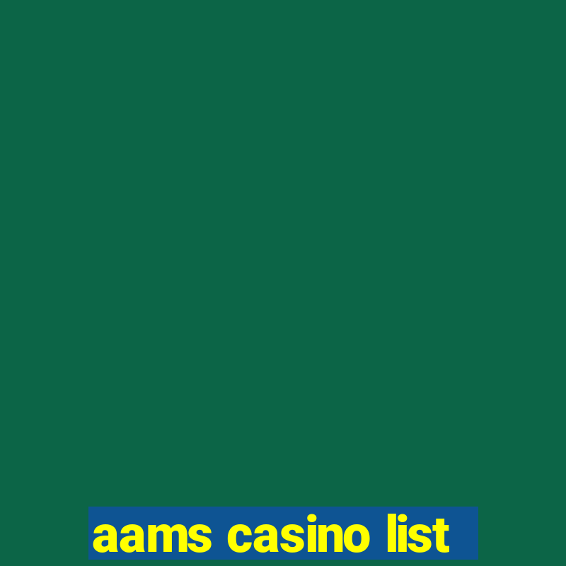 aams casino list