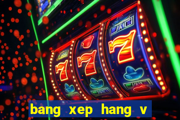 bang xep hang v lich 2021