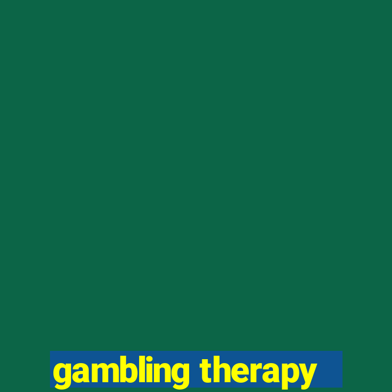 gambling therapy