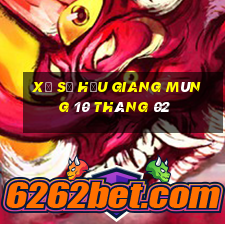 xổ số hậu giang mùng 10 tháng 02