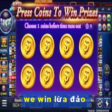 we win lừa đảo