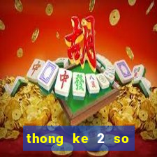 thong ke 2 so cuoi xsmb theo tuan