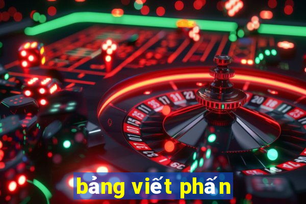 bảng viết phấn