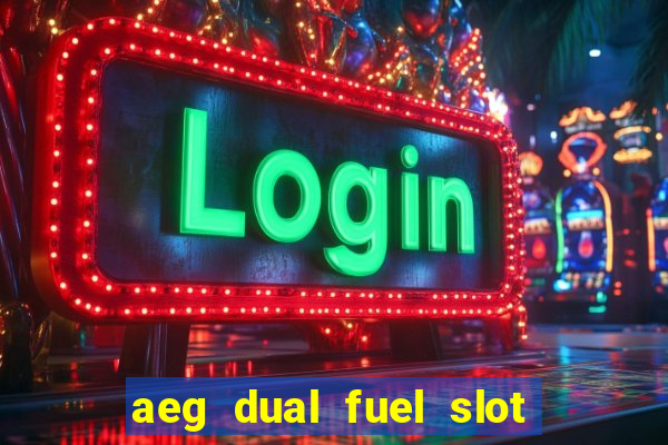 aeg dual fuel slot in cookers