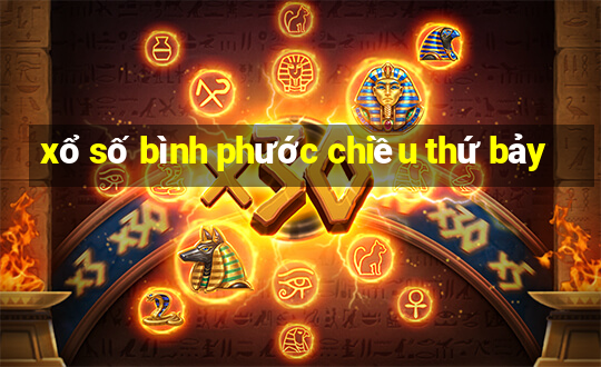 xổ số bình phước chiều thứ bảy