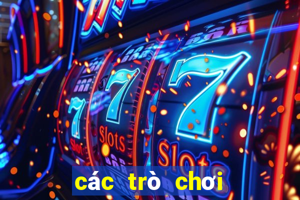 các trò chơi trên máy tính