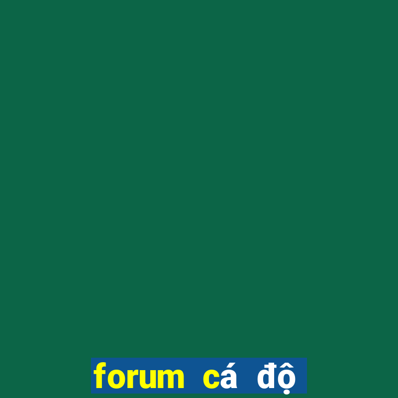 forum cá độ bóng đá