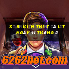 xổ số kiến thiết đà lạt ngày 11 tháng 2