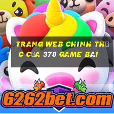 Trang web chính thức của 378 game bài