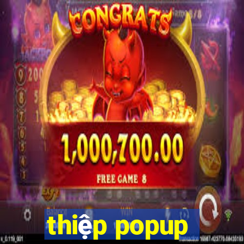 thiệp popup