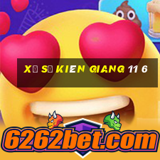 xổ số kiên giang 11 6