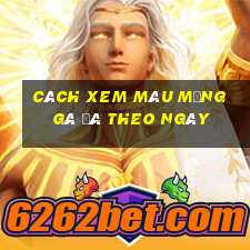 cách xem màu mạng gà đá theo ngày