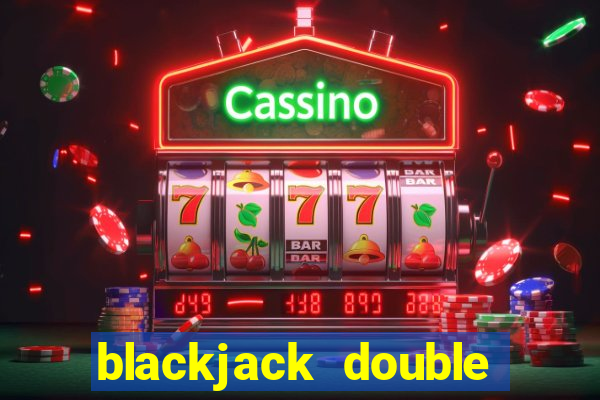 blackjack double down chart