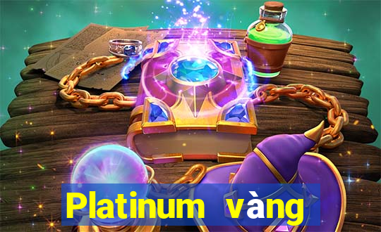 Platinum vàng thả trang wed