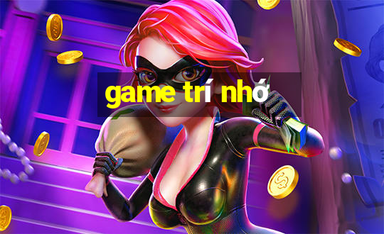 game trí nhớ