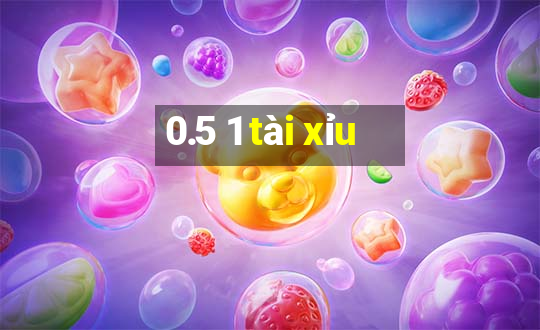 0.5 1 tài xỉu